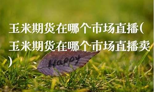 玉米期货直播(玉米期货)_https://www.gdbxwh.com_直通车_第1张
