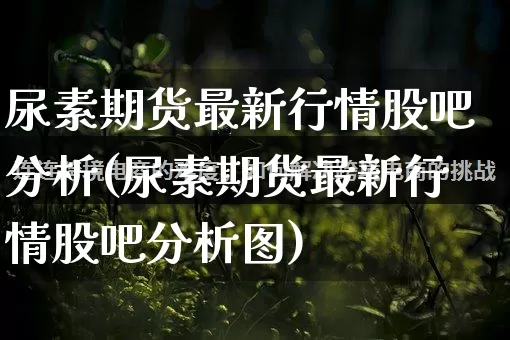 尿素期货最新行情股吧分析(尿素期货最新行情股吧分析图)_https://www.gdbxwh.com_直通车_第1张