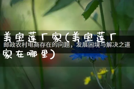 美宝莲厂家(美宝莲厂家在哪里)_https://www.gdbxwh.com_开网店_第1张