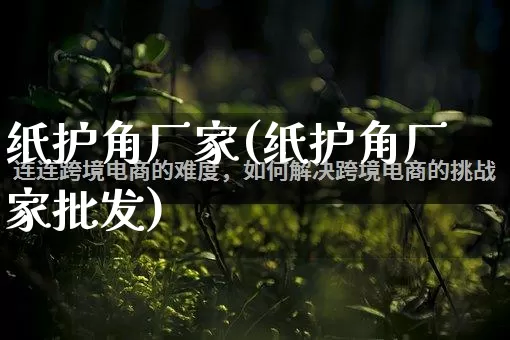 纸护角厂家(纸护角厂家批发)_https://www.gdbxwh.com_天猫运营_第1张