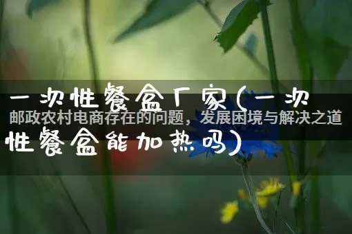 一次性餐盒厂家(一次性餐盒能加热吗)_https://www.gdbxwh.com_淘宝运营_第1张