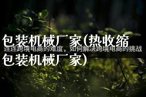 包装机械厂家(热收缩包装机械厂家)_https://www.gdbxwh.com_直通车_第1张
