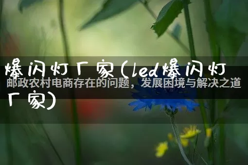 爆闪灯厂家(led爆闪灯厂家)_https://www.gdbxwh.com_淘宝运营_第1张