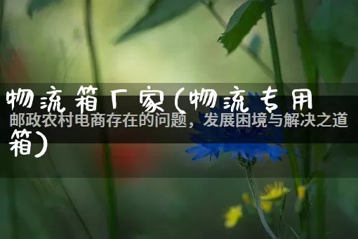 物流箱厂家(物流专用箱)_https://www.gdbxwh.com_直通车_第1张