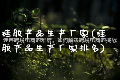硅胶产品生产厂家(硅胶产品生产厂家排名)_https://www.gdbxwh.com_开网店_第1张