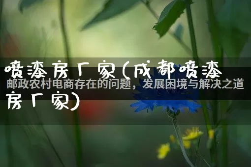 喷漆房厂家(成都喷漆房厂家)_https://www.gdbxwh.com_代运营_第1张