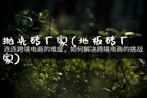 抛光砖厂家(地板砖厂家)_https://www.gdbxwh.com_抖音快手_第1张
