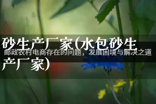 砂生产厂家(水包砂生产厂家)_https://www.gdbxwh.com_直通车_第1张
