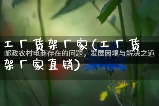 工厂货架厂家(工厂货架厂家直销)_https://www.gdbxwh.com_抖音快手_第1张