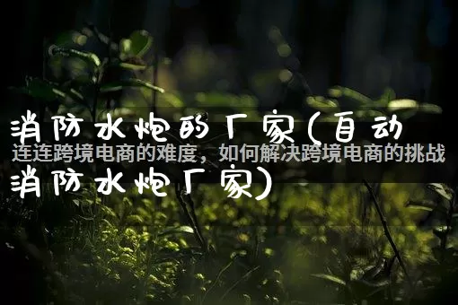消防水炮的厂家(自动消防水炮厂家)_https://www.gdbxwh.com_代运营_第1张