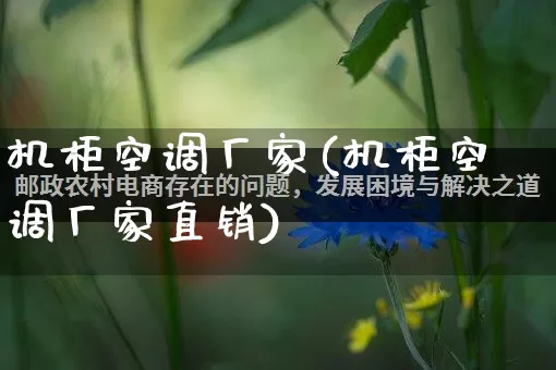 机柜空调厂家(机柜空调厂家直销)_https://www.gdbxwh.com_抖音快手_第1张