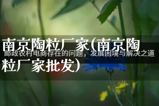 南京陶粒厂家(南京陶粒厂家批发)_https://www.gdbxwh.com_直通车_第1张