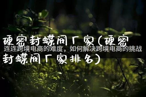 硬密封蝶阀厂家(硬密封蝶阀厂家排名)_https://www.gdbxwh.com_抖音快手_第1张