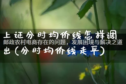 上证分时均价线怎样调出(分时均价线走平)_https://www.gdbxwh.com_开网店_第1张