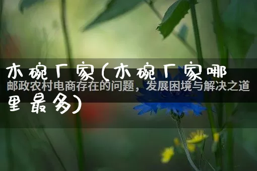 木碗厂家(木碗厂家哪里最多)_https://www.gdbxwh.com_抖音快手_第1张