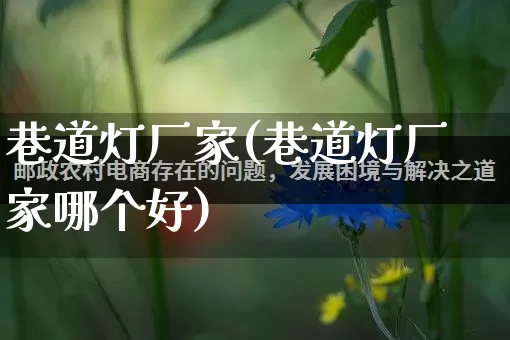 巷道灯厂家(巷道灯厂家哪个好)_https://www.gdbxwh.com_淘宝运营_第1张