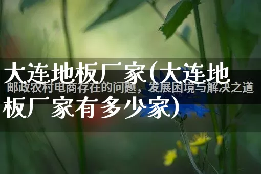 大连地板厂家(大连地板厂家有多少家)_https://www.gdbxwh.com_直通车_第1张