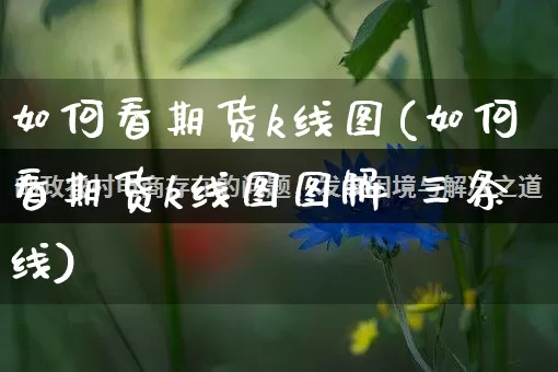 如何看期货k线图(如何看期货k线图图解 三条线)_https://www.gdbxwh.com_淘宝运营_第1张