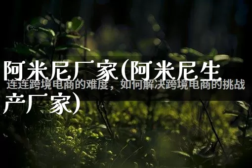 阿米尼厂家(阿米尼生产厂家)_https://www.gdbxwh.com_直通车_第1张