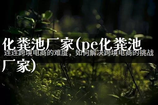 化粪池厂家(pe化粪池厂家)_https://www.gdbxwh.com_开网店_第1张